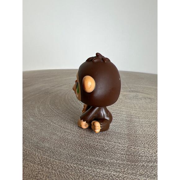 Littlest Pet Shop LPS Chimpanzee #223 Dark Brown Green Eyes 2006 - Picture 5 of 6